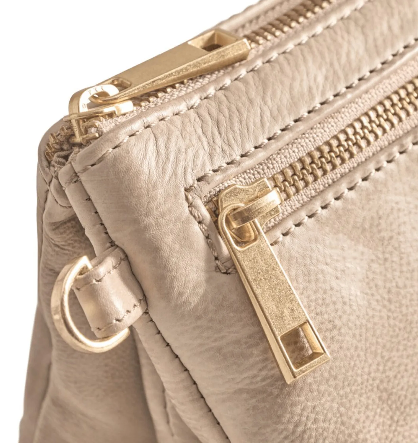 Clutch / skindtaske - Sand