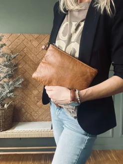 Clutch Alba - Cognac