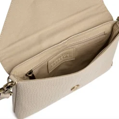 Clutch croco i skind - Sand