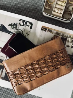 Clutch Lux Handmade - Camel
