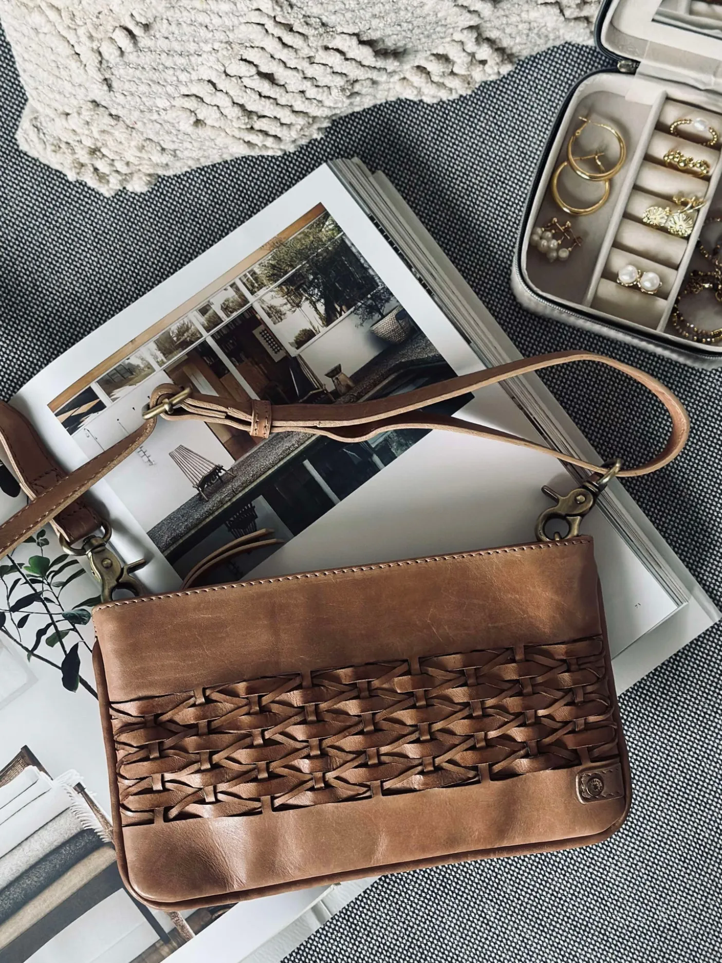 Clutch Lux Handmade - Camel