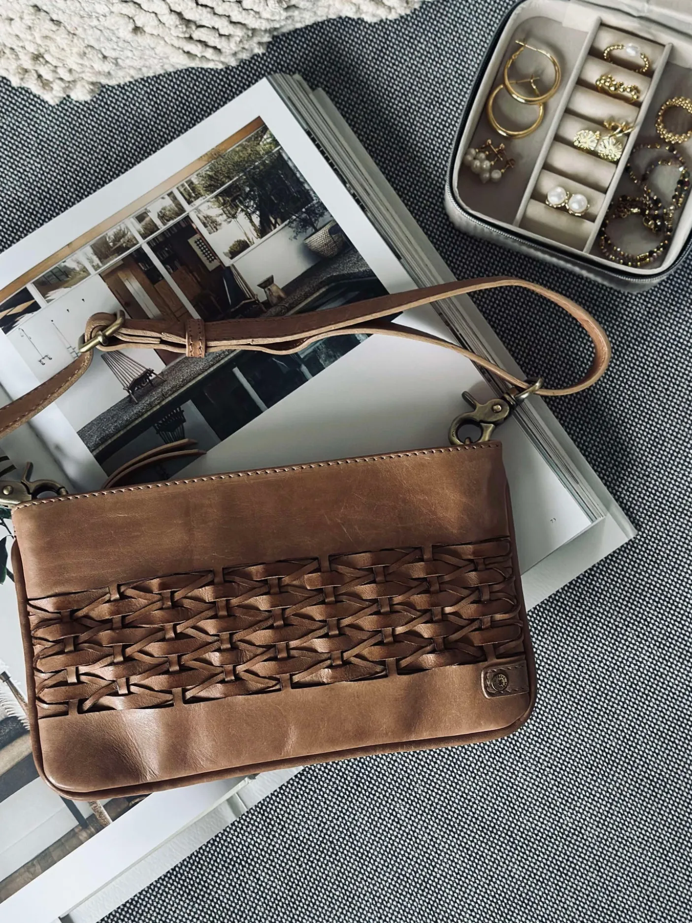 Clutch Lux Handmade - Camel