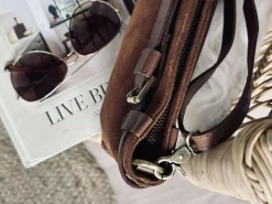 Clutch ruskind - Cognac