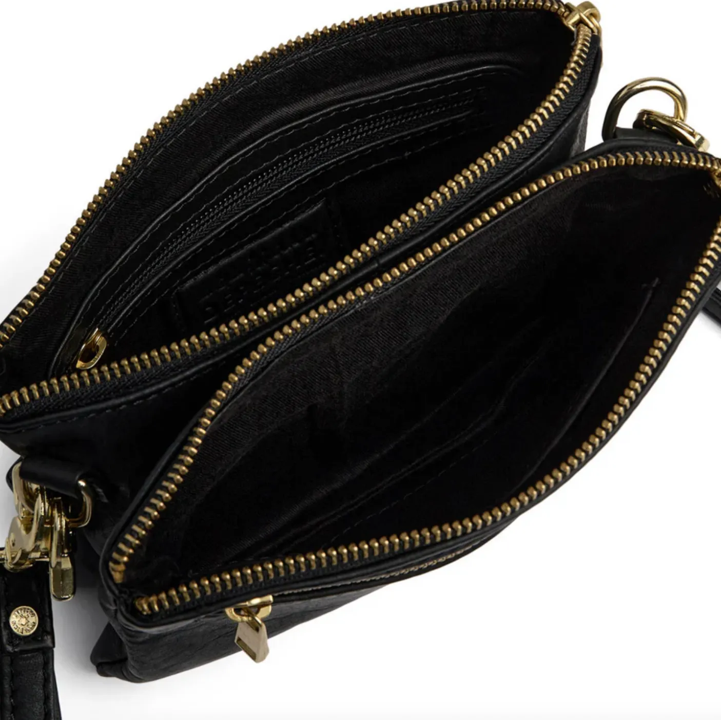 Clutch Selma- Black / gold