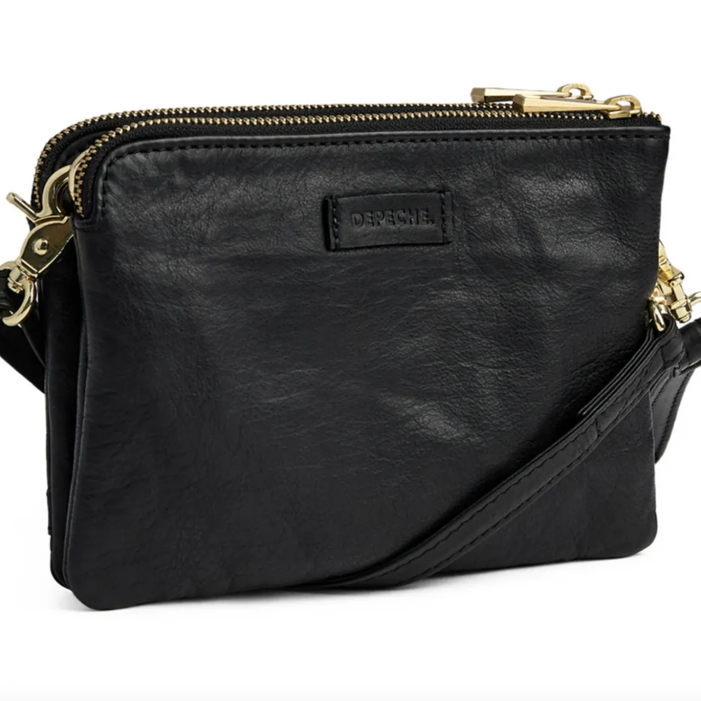 Clutch Selma- Black / gold