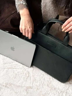 Computercover med håndtag og frontlomme