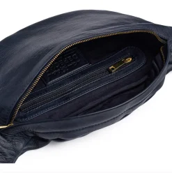 Cool Buffy Bumbag i smørblødt læder - Midnight Blue