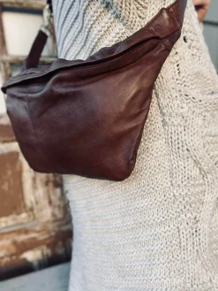 Cool Buffy XL Bumbag i smørblødt læder - Brandy