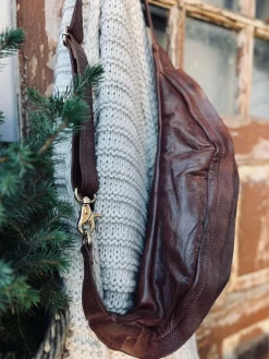 Cool Buffy XL Bumbag i smørblødt læder - Brandy