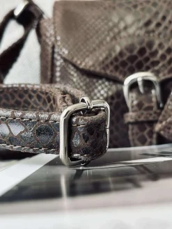 Crossbody Aura - Brown croco