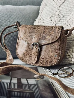 Crossbody Aura Snake - Camel