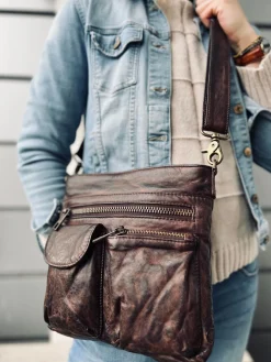 Crossbody BROWN - Ultra blød