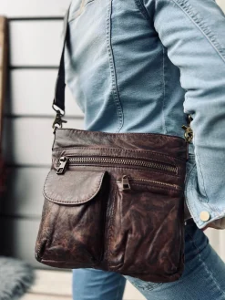 Crossbody BROWN - Ultra blød