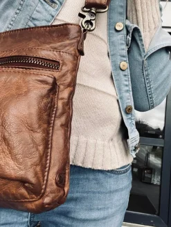 Crossbody CHESTNUT - Ultra blød