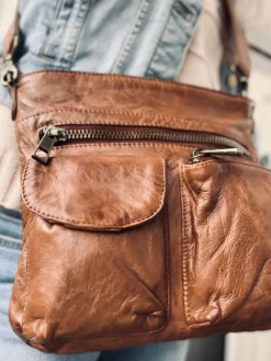 Crossbody CHESTNUT - Ultra blød