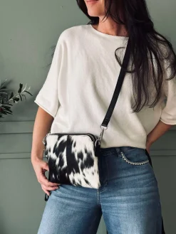 Crossbody clutch ALICE - COW