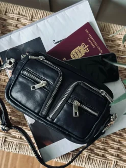 Crossbody Geneva – Black / silver