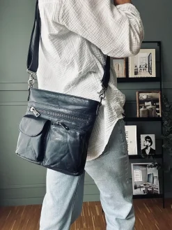 Crossbody NAVY - Ultra blød