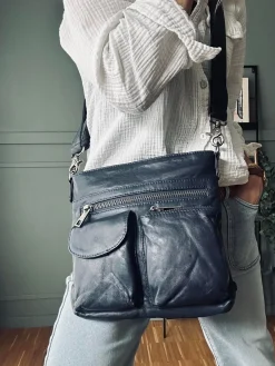 Crossbody NAVY - Ultra blød