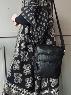 Crossbody Raw Boheme – Black unisex