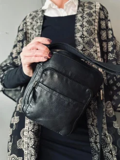 Crossbody Raw Boheme – Black unisex