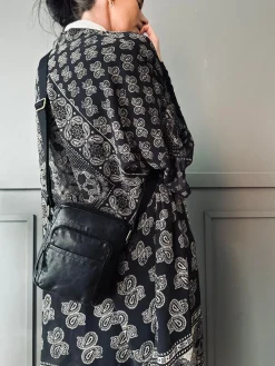 Crossbody Raw Boheme – Black unisex