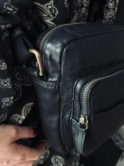 Crossbody Raw Boheme – Black unisex