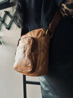 Crossbody Raw Boheme – Cognac unisex