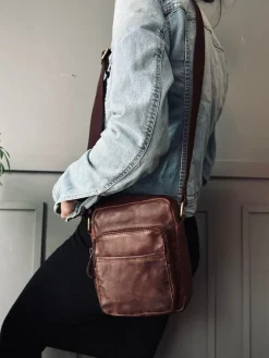 Crossbody Raw Boheme – Vintage brown