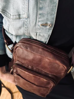 Crossbody Raw Boheme – Vintage brown