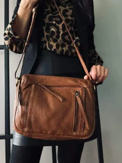 Crossbody Raw Boheme Big – Cognac