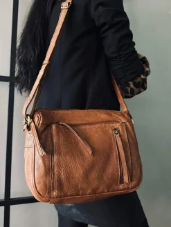 Crossbody Raw Boheme Big – Cognac