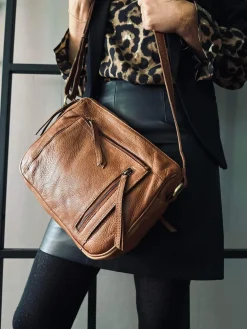 Crossbody Raw Boheme Big – Cognac
