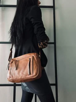 Crossbody Raw Boheme Big – Cognac
