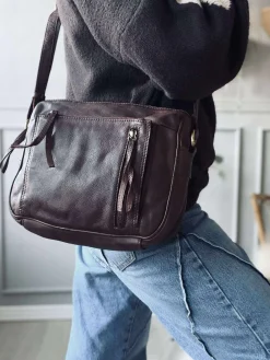 Crossbody Raw Boheme Big – Brown