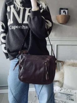 Crossbody Raw Boheme Big – Brown