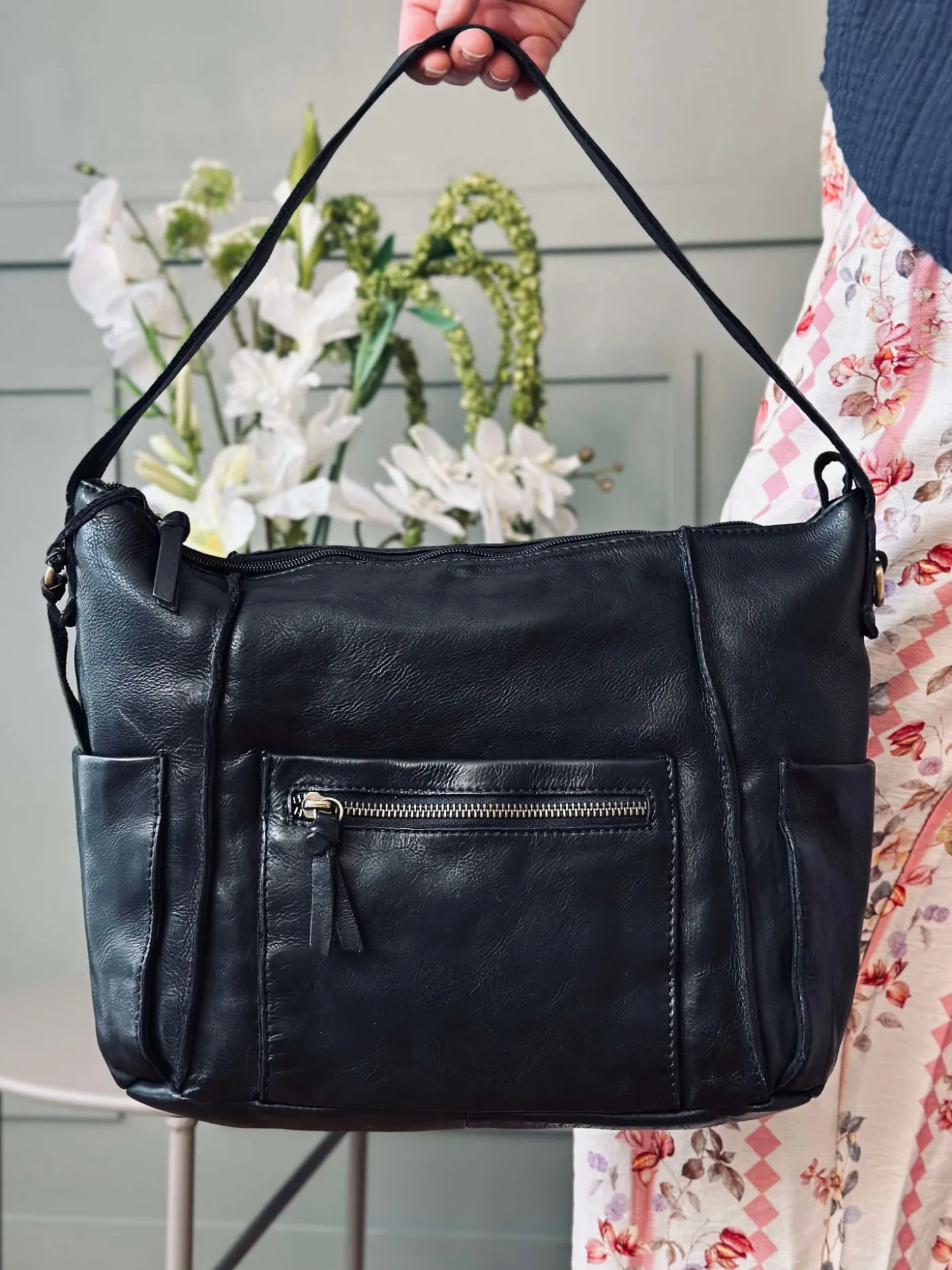 Crossbody Raw Boheme XL – Black