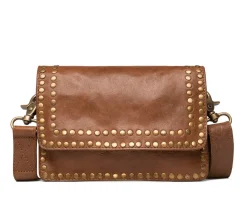 Crossbody Raw Vintage cognac