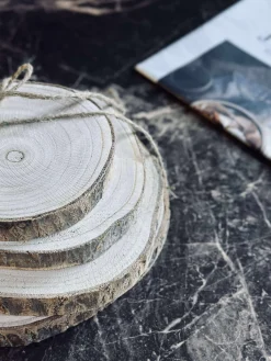 Deco wood - Sæt med 4 stk.