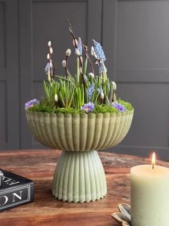 DIY opsats i beton look - Grøn