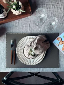 Dækkeserviet - Oliven