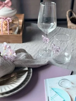 Dækkeserviet - Rosa