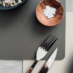 Dækkeserviet - Vendbar Beige / Taupe