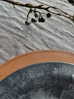 Dækkeserviet vendbar - Cognac / natur