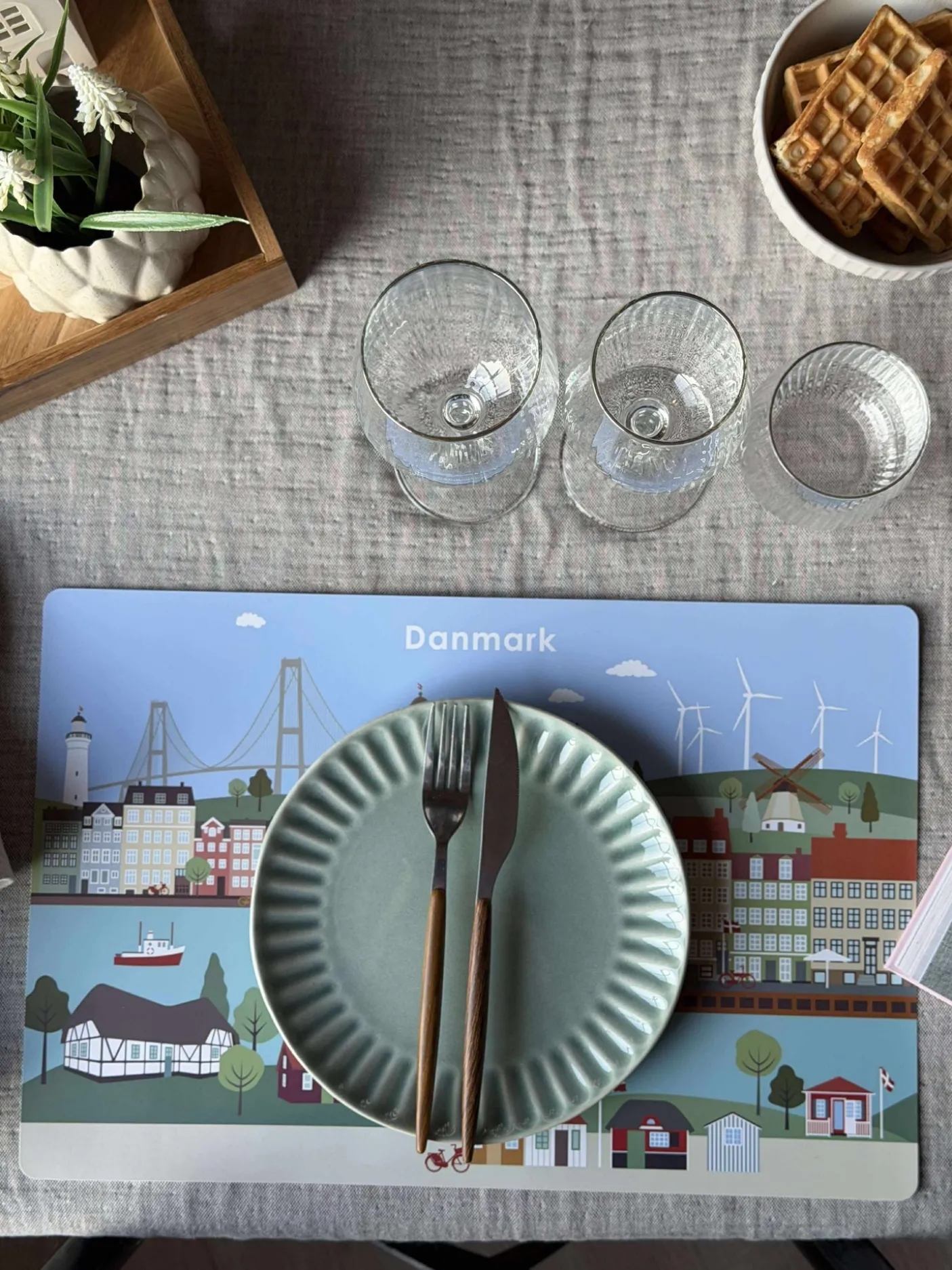 Dækkeservietter 4 stk. - Wonderful Denmark
