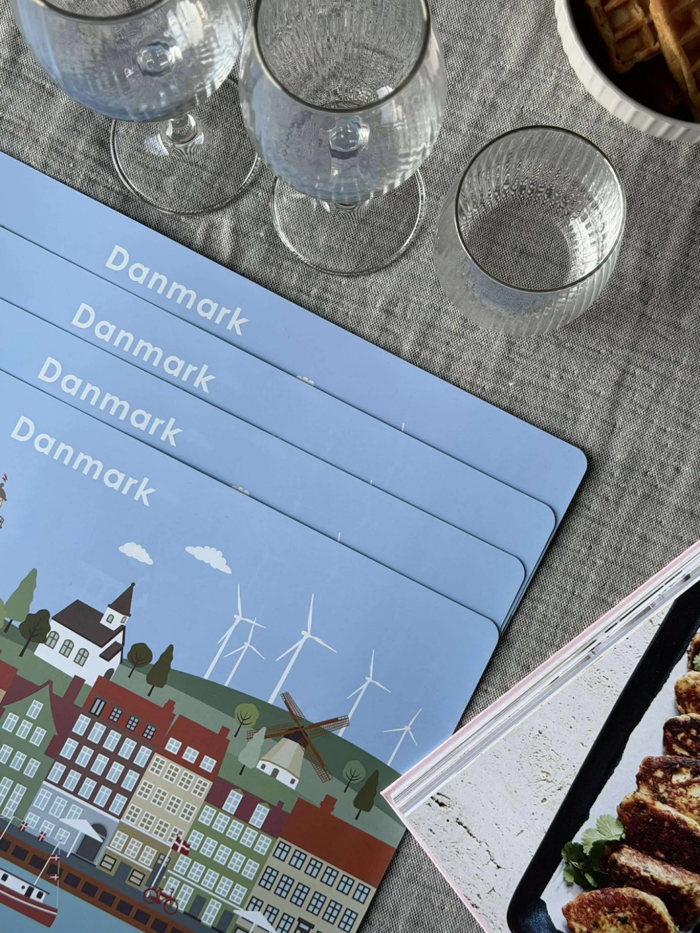 Dækkeservietter 4 stk. - Wonderful Denmark