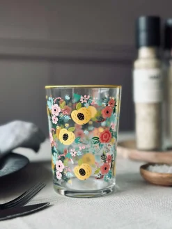 Drikkeglas FLORA - Sæt med 4 glas
