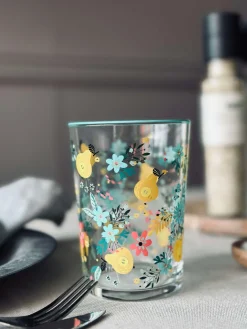Drikkeglas FLORA - Sæt med 4 glas