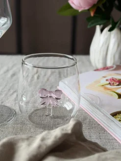 Drikkeglas med sløjfe