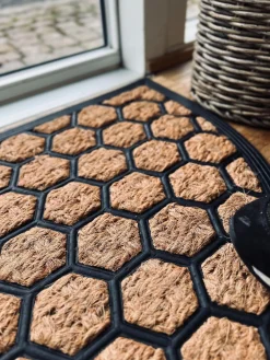 Dørmåtte - BIKUBE firkantet 45x75cm